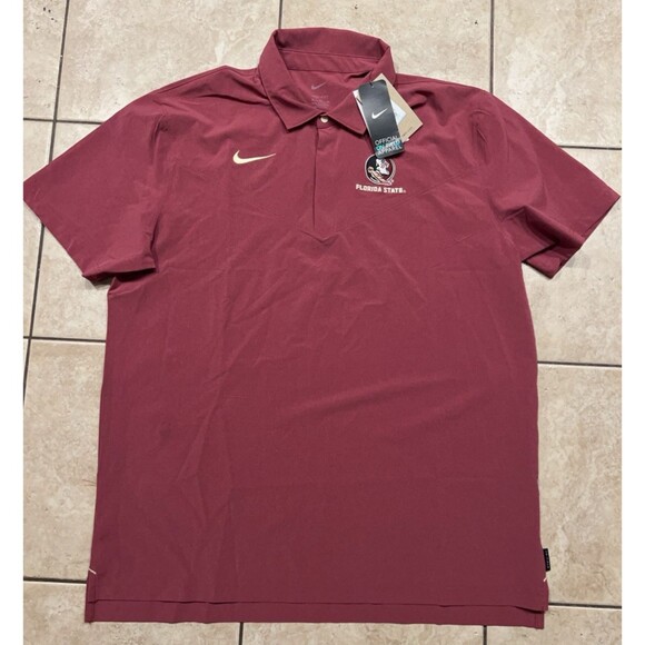 Florida State Seminoles Shirt Mens XL Nike Dri-Fit Official On Field Polo Golf - Picture 1 of 8